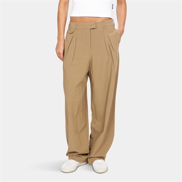 JJXX Billie RLX Pleated HW Pant Otter